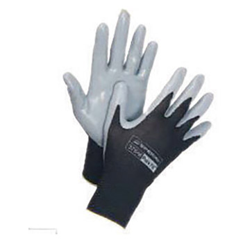 Honeywell Pure Fit 13 Cut Light Weight General Purpose Cut Resistant Gray Nitrile Palm Coated Work Gloves With Black Nylon Liner