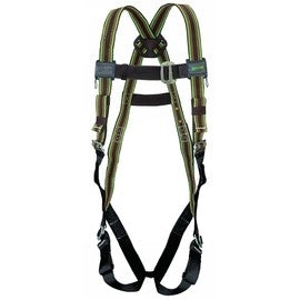 Miller By Honeywell HONE650UGN Universal DuraFlex Construction/Full Body Style Harness With Back D-Ring, Friction Shoulder Strap Buckle, Mating Leg And Chest Strap Buckle, Sub-Pelvic Strap, Pull-Up Adjustment, Pull-Free Lanyard Ring And Belt Loop