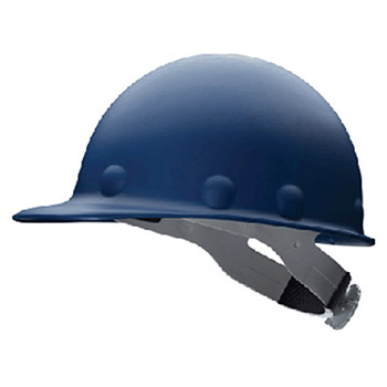 P2ARW71 by Honeywell Blue Roughneck P2A Series Class C And G ANSI Type 1 Fiberglass Hard hat With Ratchet Suspension