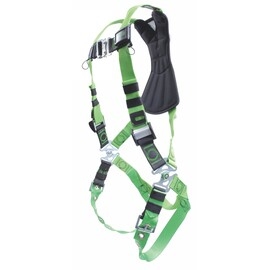 Miller By Honeywell HONRDF-TB/UGN Polyester Universal Revolution Full Body Style Harness With Back D-Ring, Chest Strap  Buckle, Tongue Leg Strap Buckle,  And Sub-Pelvic Strap, Quick Connect, Per Each