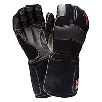 Hypertherm Large Black Powermax125 Gunn Cut Heavy Duty Goatskin Leather Cut Resistant Gloves With Extended Cuff