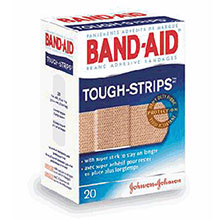 Johnson & Johnson 1in X 3 1 4in Band Aid Tough Strips Strip 4408