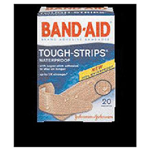 Johnson & Johnson Assorted Sizes Band Aid Tough Strips 4834