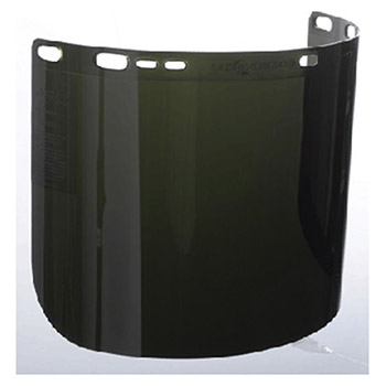 Jackson Safety 29080 by Kimberly Clark Model F50 15 1/2" X 8" X .060" Green Shade 5 Polycarbonate Unbound Faceshields
