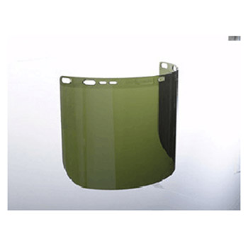 Jackson Safety 29081 by Kimberly Clark Model F50 15 1/2" X 8" X .060" Green Shade 3 Polycarbonate Unbound Faceshields