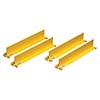 Justrite Manufacturing 2in X 2 1 32in X 14 11 64in Yellow Steel Shelf 29985