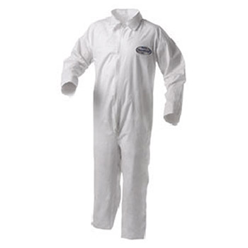 Kimberly-Clark Professional X-Large White KleenGuard A35 Liquid & Particular Protection Disposible Coveralls W