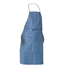 Kimberly-Clark Professional K4536260 28" X 40" Denim Blue 40" KLEENGUARD A20 MICROFORCE SMS Fabric Disposable Breathable Particle Protection Apron 