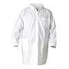 Kimberly-Clark Professional K4540049 2X White KLEENGUARD A20 MICROFORCE SMS Fabric Disposable Breathable Particle Protection Lab Coat With Snap Front Closure
