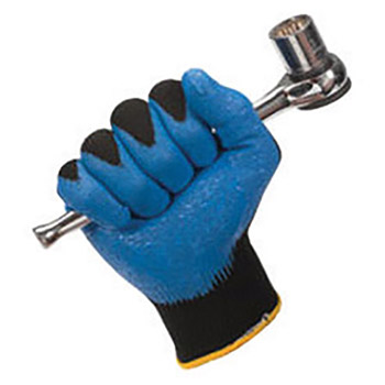 Kimberly-Clark Professional* Size 7 Jackson Safety* G40 Abrasion Resistant Blue Foam Nitrile Coated Work Gloves With Nylon Liner And Knit Wrist