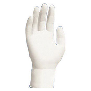 Kimberly-Clark Professional* X-Small White 10" Kimtech Pure* G5 5.1 mil Nitrile Ambidextrous Non-Sterile Powder-Free Disposable Gloves With Textured Finger Tip Finish And Beaded Cuff (100 Gloves Per Bag)