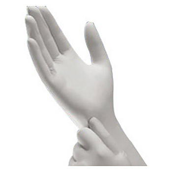 Kimberly-Clark Professional* Medium 12" Kimtech Pure* G5 Sterling* 4 mil Nitrile Ambidextrous Non-Sterile Powder-Free Disposable Gloves With Textured Finish And Beaded Cuff