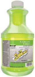 Sqwincher 64 Ounce Lemon Lime Flavor Liquid Concentrate Bottle Electrolyte Drink - Yields 5 Gallons (6 Each Per Case), Per Case