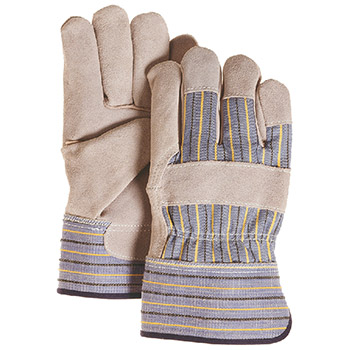 Majestic 1501A Leather Palm Safety Cuff Gloves - Dozen