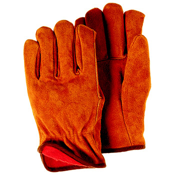 Majestic 1508F Lined Driver's Cowhide Split Gloves - Dozen