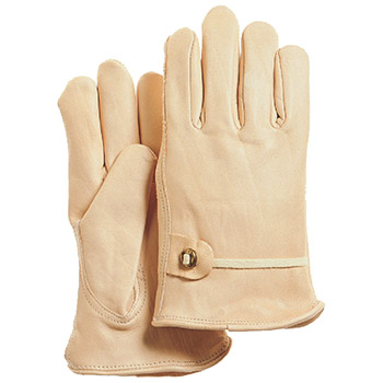 Majestic 1509K Driver's Grain Keystone Thumb Strap Gloves - Dozen