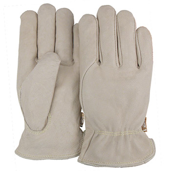Majestic Leather Palm Gloves Pig Skin Keyst.Thumb Kevlar 1510PK