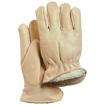 Majestic 1511 Cowhide Driver's Keystone Pile Lining Gloves - Dozen