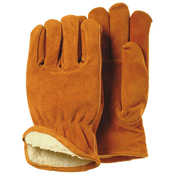 Majestic 1513 Side Split Driver's With Pile Lining M Gloves - Dozen