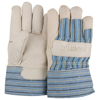 Majestic 1520 Work Glove Pigskin Lined Gloves - Dozen