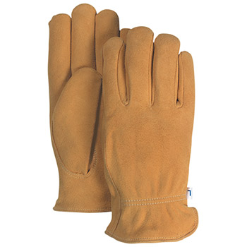 Majestic 1537 Buckskin Driver's Keystone Thumb Gloves - Dozen
