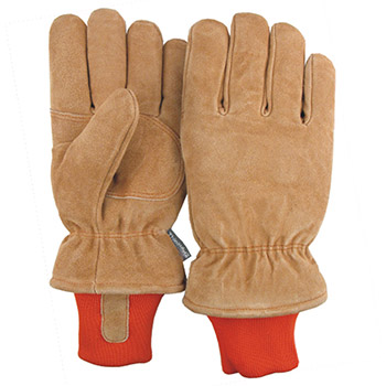 Majestic Cold Weather Gloves Side Split Lined Knit Wrist 1640