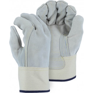 Majestic Leather Palm Gloves Double Fingers Full Back 1831