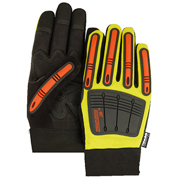 Majestic 21247HY Knucklehead Armrskin Knuckle Finger Guards Thinsulate Waterproof Gloves - Dozen