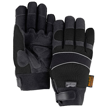 Majestic 2145BKH Armorskin Velcro M-Patch and Water Proof and Heatlok Insulated Gloves - Dozen