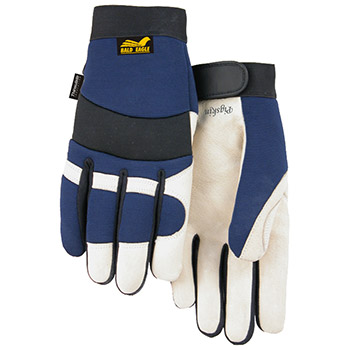 Majestic 2152TW Pig Palm Knit Back Lined Waterproof Gloves - Dozen