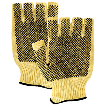 Majestic Cut Resistant Gloves Kevlar Fingerless Dot 3110F