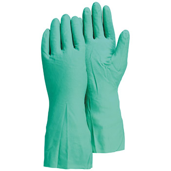 Majestic Nitrile Gloves Flock Lined 15 Mil 3245