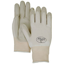 Majestic Nitrile Gloves Atlas 370 White Palm On Nylon 3260