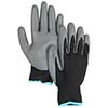 Majestic Nitrile Gloves Palmcoat On Nylon Black 3270NL