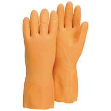 Majestic Neoprene Gloves Rubber Heavy Duty 30Mil Fl.Lined 3355