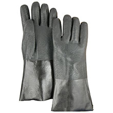 Majestic PVC Gloves 14 Dipped Sand Finish Jersey 3364J