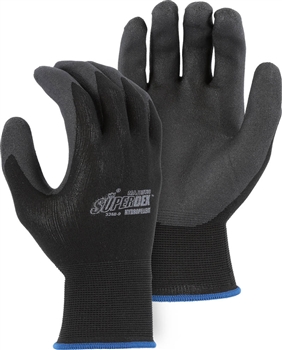 SUPERDEX Lightweight Hydropellent Palm Dipped Glove, 13 Gauge, Knit Liner