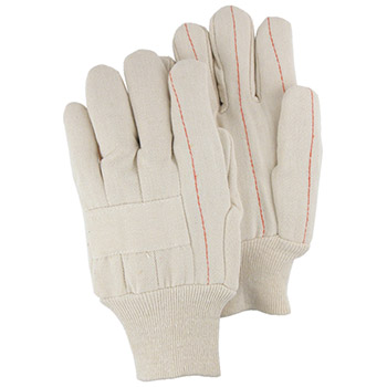 Majestic Hot Mill Gloves 18Oz Nap In Knuckle E Strp 3406