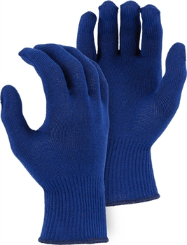 Majestic 3430B Blue Dupont ThermaliteÂ® Liner with Hollow Core Fiber One Size Fits All Gloves - Dozen