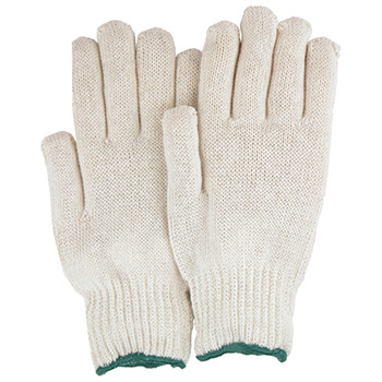 Majestic 3804 String Knit 60/40 Cotton Polyester Blend Gloves - Dozen