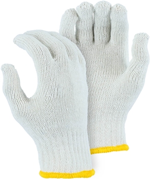 Heavyweight Cotton/Poly String Knit Glove, White, Per Dz