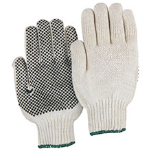 Majestic String Gloves 1 Side Dotted Knit 3815
