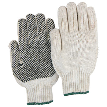 Majestic 3815 1 Side Dotted String Knit Gloves - Dozen