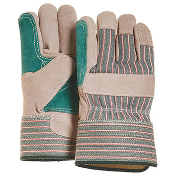 Majestic 4501CDP Work Glove Safety Cuff Double Palm Gloves - Dozen