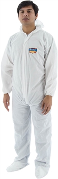Aerotex SMS Coverall With Hood, Boots and Elastic Wrist & Ankle, Per Case of 25 each