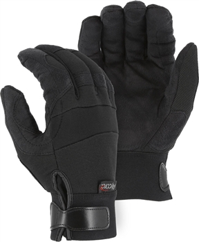 Powercut with Alycore Cut & Puncture Resistant Mechanics Glove, Armor Skin Palm, Velcro Wrist Closure, Pre-Curved Finger, 2 layers in Palm,