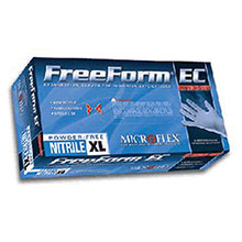 Microflex Medical Gloves 2X Blue 11.4in FreeForm EC 6 mil Nitrile FFE-775-2X
