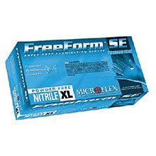 Microflex Medical Gloves Small Blue 9.5in FreeForm SE 3.9 mil Nitrile FFS-700-S