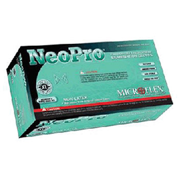 Microflex NPG-888-XS X-Small Green 9.6" NeoPro 5.1 mil Polychloroprene Ambidextrous Non-Sterile Powder-Free Disposable Gloves