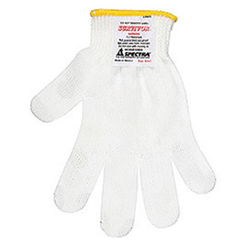 Memphis Glove White Memphis Glove 13 gauge Light MEG9348MD Medium